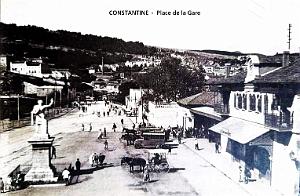 CONSTANTINE - PLACE DE LA GARE